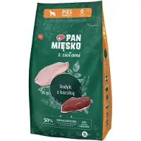 PAN MIĘSKO z ziołami Indyk z kaczką M 9 kg dla ras średnich