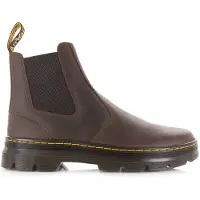 Dr. Martens unisex. 25978207 Bruna läderkängor Embury (44), Hud, Karta, Ingen, Casual, Klassisk