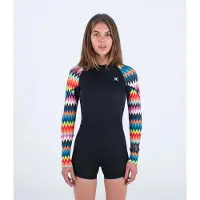 Hurley Advantage 2/2 Mm Långärmad Shorty Med Dragkedja Bak För Dam