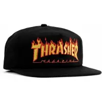 Thrasher Flame Emboidery Snapback Keps