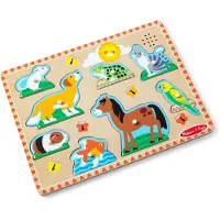Adlibris Knoppussel med ljud, Husdjur, Melissa & Doug