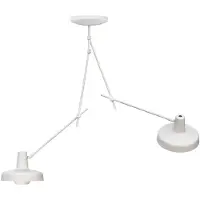 Grupa Products Taklampor , Arigato, dimbara, Vit, Arbetsrum / hemkontor, Metall