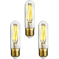 E3light 3-pack LED-lampa 7,5 W T30 CRI90 dimbar E27 - , dimbara, Transparent, Glas