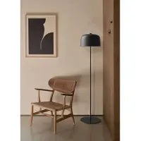 Luce Plan Golvlampa , dimbara, Grå, Vardagsrum, Metall