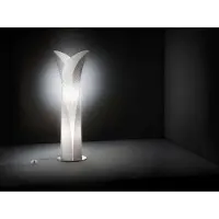 Slamp Golvlampa , Vit, Vardagsrum, Plast