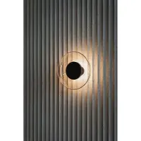 Marset Design vägglampa Aura, Vitt / opal, Vardagsrum / matsal, Glas, Design, Vägglampa, vägglampa inomhus