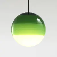 Marset Taklampa , Dipping Light, dimbara, Grön, Vardagsrum, Glas, Design