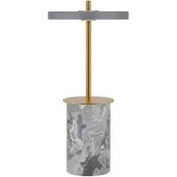 UMAGE Utomhusbelysning , Asteria MOVE MINI, dimbara, Guld / mässing, Vardagsrum, Marmor, Design