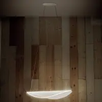 Stilnovo Taklampa , Diphy, dimbara, Vit, Vardagsrum, Plast, Design