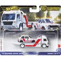 Hot Wheels 73 Honda Civic Custom, Biltransport, 3 År, Metall, Vit