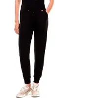 EA7 för kvinnor. 7W000461_AF13135 Träningsoverallsbrallor Core Lady svart (M), Casual, Deportivo, Bomull, Multisport