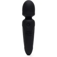Fifty Shades of Grey Sensation Mini Wand Vibrator 10,2 cm - Svart - Svart