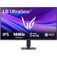 LG UltraGear G4 27" 144Hz (overclock) FHD IPS Gaming Monitor | 27G411A with NVIDIA G-SYNC compatible, SRGB 99% (Typ.) - 27G411A-B