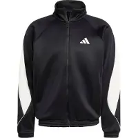 Adidas Sportsweatjacka 'Stadium' svart / vit