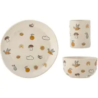Bloomingville MINI Agnes set, multifärgad, stengods