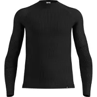 Odlo - Underställ - BL Top Crew Neck LS Seamless Performance M Black för Unisex - Storlek XL - Svart