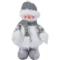 OutsideWorld Infällbara Snögubbedockor Julpynt Jul Snögubbe Leksak för Presenter Dekoration