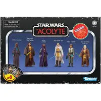 Star Wars Retro Collection The Acolyte Multipack 3,75 tums samlarobjekt Action Figur 6-pack