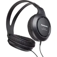 Panasonic RP-HT161E-K - Hörlurar - fullstorlek - kabelansluten - 3,5 mm kontakt - svart