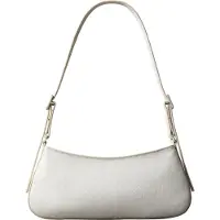 Calvin Klein Axelremsväska 'Emblem Print Shoulder' vit / ullvit