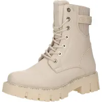 Tom Tailor Stövlett med snörning beige