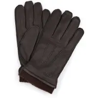 Suitable Handskar Läder Brun Storlek