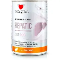 Disugual Diet Hepatic Våtfoder För Hund Med Kalkon 6x400g