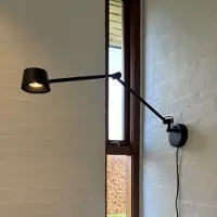 ANTIDARK Vägglampa , Direction, dimbara, Svart, Vardagsrum, Metall, Modern