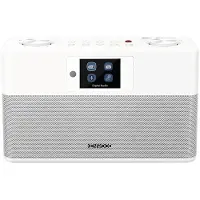 Kenwood CR-ST 85 DAB, Bärbar, Digital, DAB+, FM, 30 W, 6,1 cm (2.4"), Vit