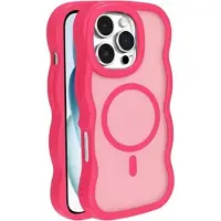 Mtp Products iPhone 16 Pro Vågkant Magnetiskt hybrid skal - varmrosa