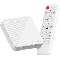 Mtp Products H96 Max H313 4K Ultra HD Android TV-box med röstfjärrkontroll - Vit