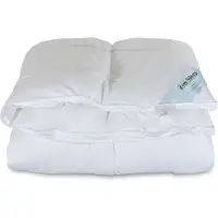 Zen Sleep Dubbel helårstäcke - Allergivänligt dunfibertäcke - 240x220 cm - King size - Fibertäcke från