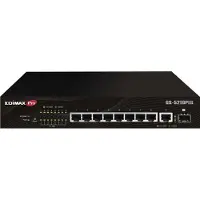 Edimax GS-5210PLG GS-5210PLG Nätverks-switch 8 + 2 Port 20 GBit/s PoE-funktion