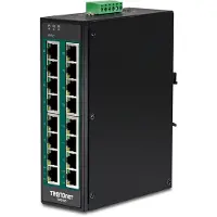 Trendnet 21.22.1441 TI-PG160 Industrial Ethernet Switch 10 / 100 / 1000 MBit/s PoE-funktion