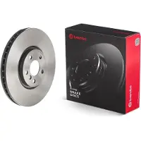 Brembo Bromsskiva 09D17911 fram, ventilerad, höggradigt förkolnad, 1 Stycke
