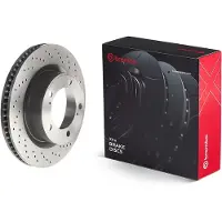 Brembo Bromsskiva 09A9661X fram, perforerad, ventilerad, perforerad, 1 Stycke