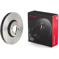 Brembo Bromsskiva 09D72511 fram, ventilerad, höggradigt förkolnad, 1 Stycke