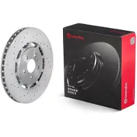 Brembo Bromsskiva 09D48233 bak, ventilerad, höggradigt förkolnad, 1 Stycke