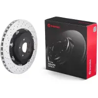 Brembo Bromsskiva 09A19013 bak, ventilerad, höggradigt förkolnad, 1 Stycke