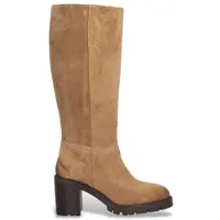 Alpe för kvinnor. 521811 Brown Valley läderstövlar (36), Hud, Brun, 5 till 8 cm, Zip, Casual