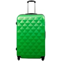 Borg Living Stor resväska - Diamantgrön - Hardcase resväska - Billig smart resväska