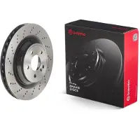 Brembo Bromsskiva 09B84241 bak, ventilerad, höggradigt förkolnad, 1 Stycke