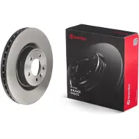 Brembo Bromsskiva 09C81911 fram, ventilerad, höggradigt förkolnad, 1 Stycke