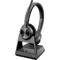 HP Poly Savi 7320 Office - Savi 7300 series - headset - på örat - DECT - trådlös - svart
