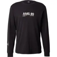 G-Star T-shirt 'Ams 89' svart / vit