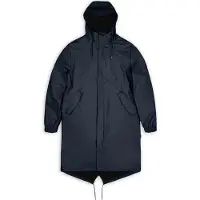 Rains Unisex Fishtail Parka Navy