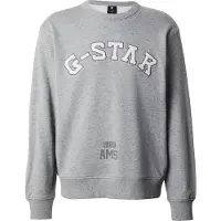 G-Star Sweatshirt grå / mörkgrå / vit