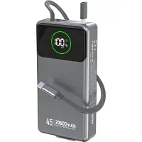 Dudao Powerbank 20000 mAh 45 W med USB-C-kabel