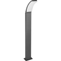 TRIO Leuchten LED pollare Beja, Svart, Aluminium / grå / zink, Modern, LED-utomhuslampa