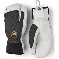 Hestra Army Leather Patrol, 3-finger Skidhandskar, Mörkgrå